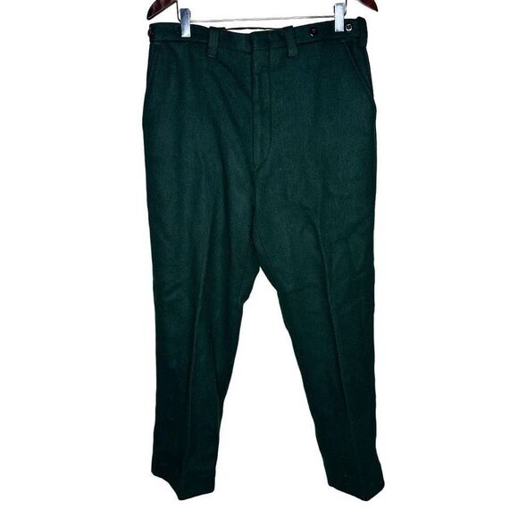 Vintage Northway Wool Pants Green Men’s size 32 - Picture 1 of 7